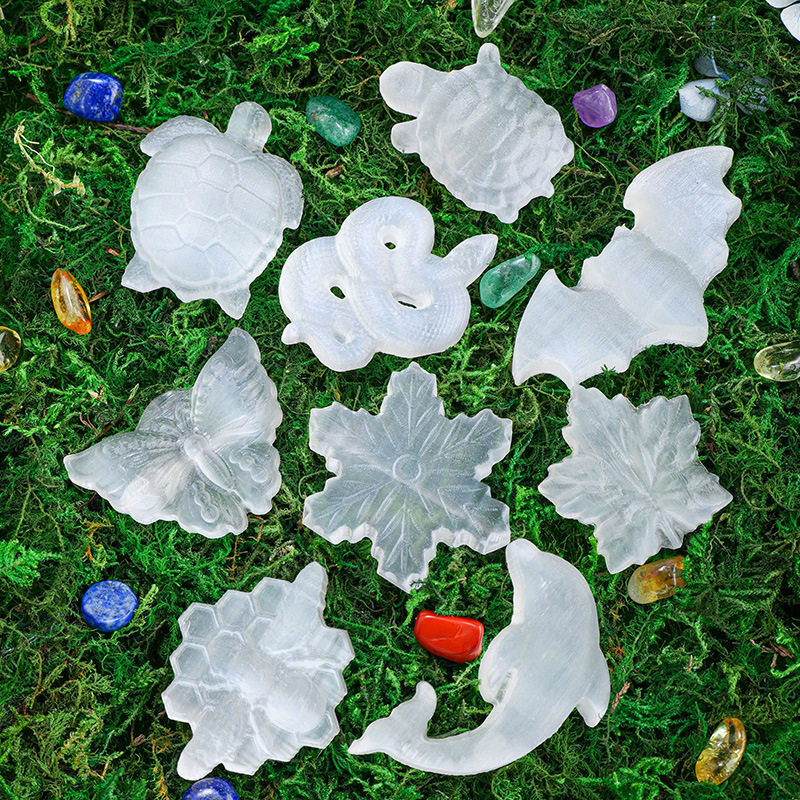 Nature's Art — Raw Selenite Raw Cluster