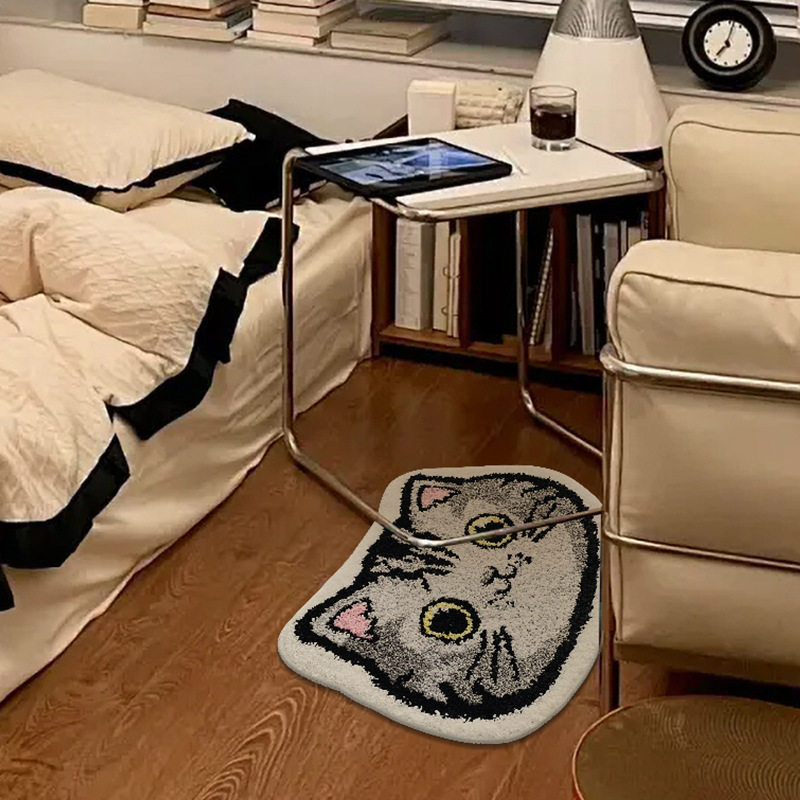 源头工厂卡通防滑地垫入户门耐脏门垫门口毯浴室家用地毯植绒脚垫