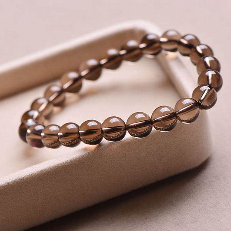 Single-Strand Smoky Quartz Bracelet