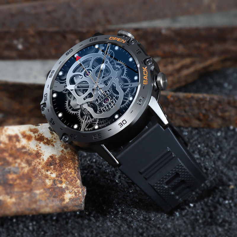 K52跨境爆款批发 户外运动智能手表男防水多功能血压血氧监测大屏