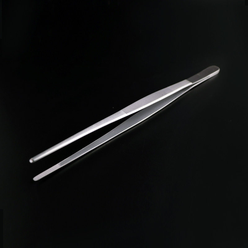 医用镊子夹外科手术医疗器械眼科拔倒睫毛不锈钢加厚防滑圆弯头镊