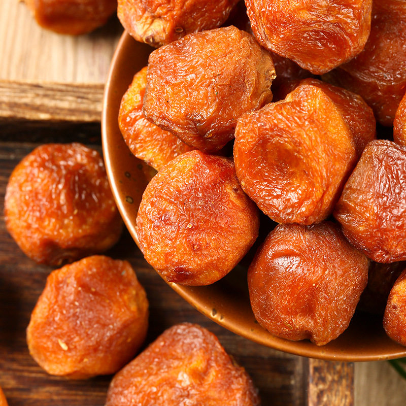 新疆特产干果阿克苏四团吊干杏零食树上干杏杏干500g批发果干王级