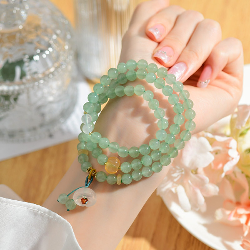 Gems of Light — Premium Green Aventurine Bracelet