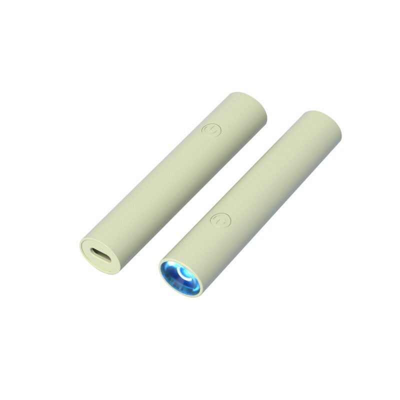 手持美甲一字灯小型便携美甲灯光疗灯蓄电款固化UV迷你烤灯充电