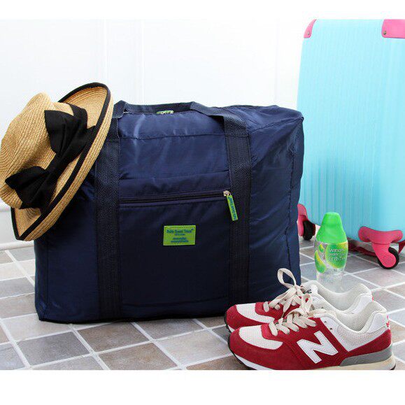 韩版差旅防水折叠式旅行包收纳包收纳袋行李包提花包衣服整理袋