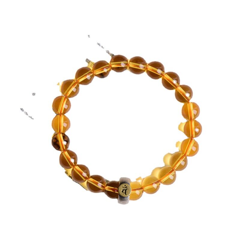 Single-Strand Minimalist Citrine Bracelet
