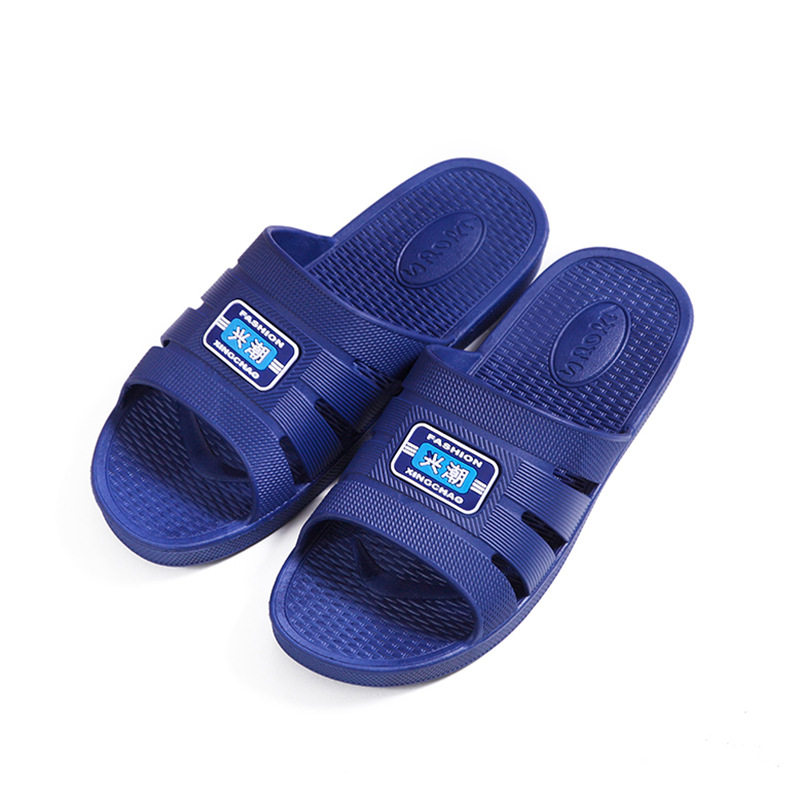 四季通用休闲舒适居家简约PVC凉拖鞋 日常户外男款春夏塑料一字拖