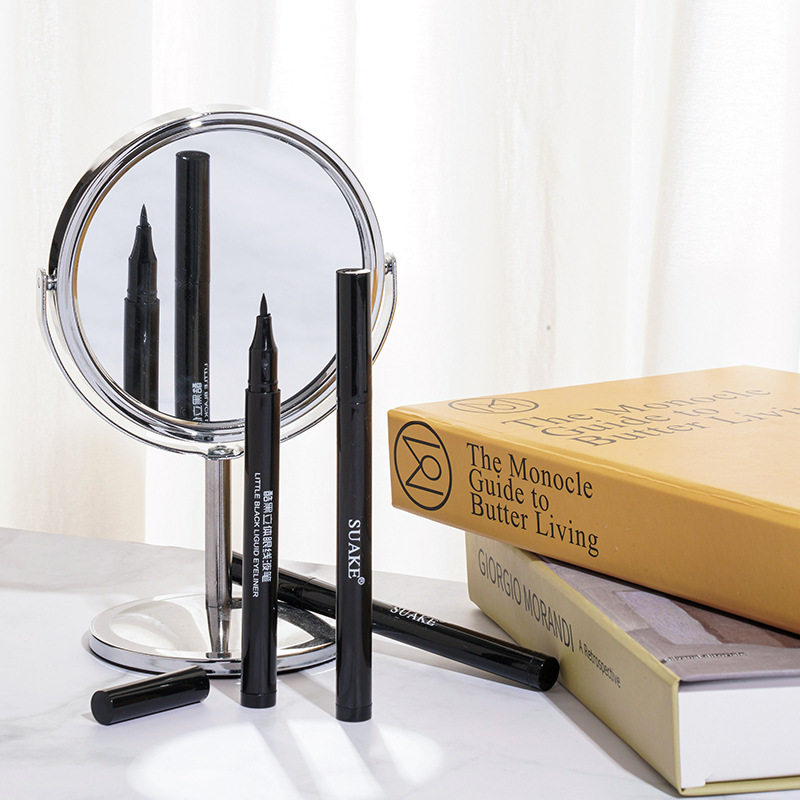 SUAKE苏安可酷黑速干眼线笔女防水防汗持久不晕染眼线液笔初学者