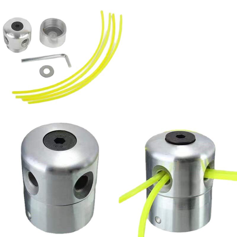 割草机打草头铝柱打草头圆柱形光亮割草机配件免拆耐磨配件厂家