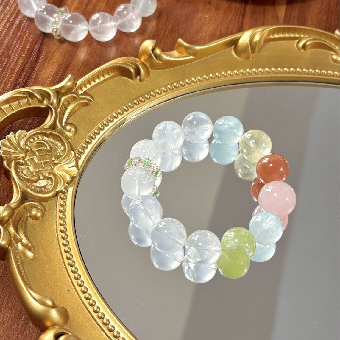 Winter Blossom — Crystal Plum Flower Carving