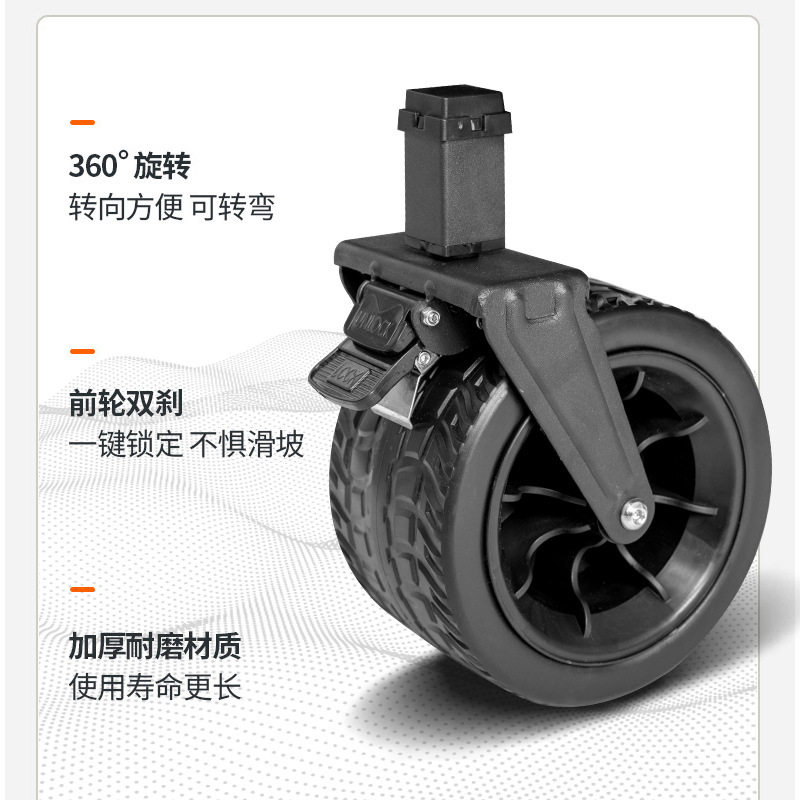露营推车营地车拖车户外折叠桌板野营摆摊快递手拉推车野餐后开门