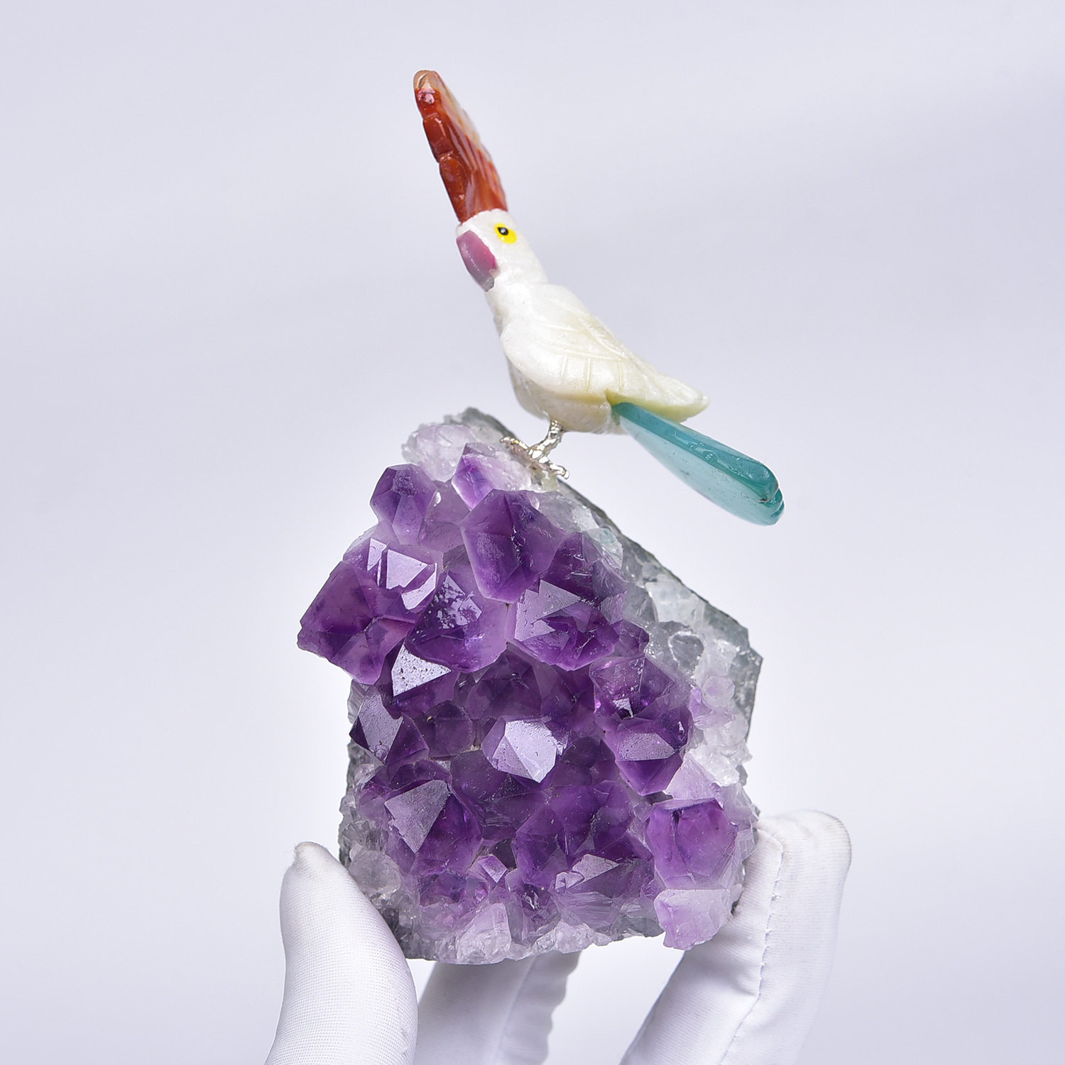 Violet Dream — Natural Amethyst Crystal Raw Cluster