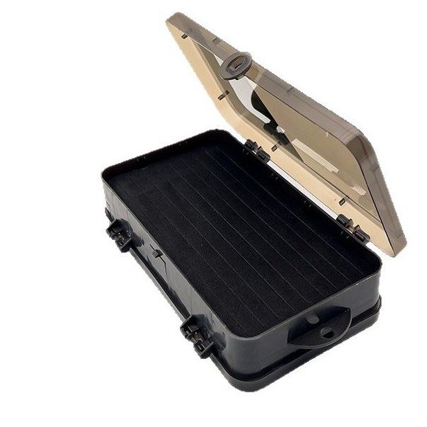 双层路亚饵盒钓鱼多功能米诺软饵双面假饵小配件收纳盒子装备大全