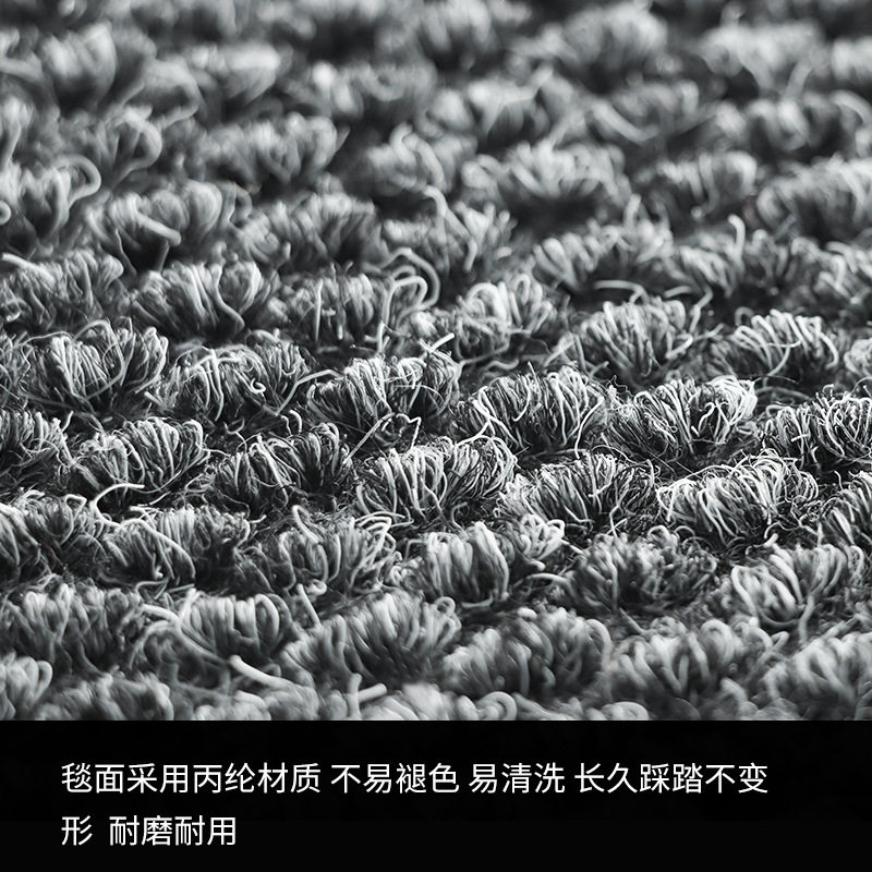 商用酒店大门口地垫定制进门迎宾地毯耐磨红色加厚防滑垫入户门垫