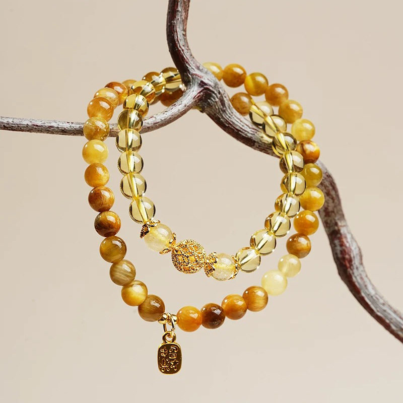 Gems of Light — Premium Tiger's Eye Bracelet