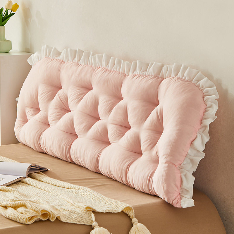 床头靠垫可固定反面有绑带学生宿舍床护腰靠枕大靠背高性价床靠