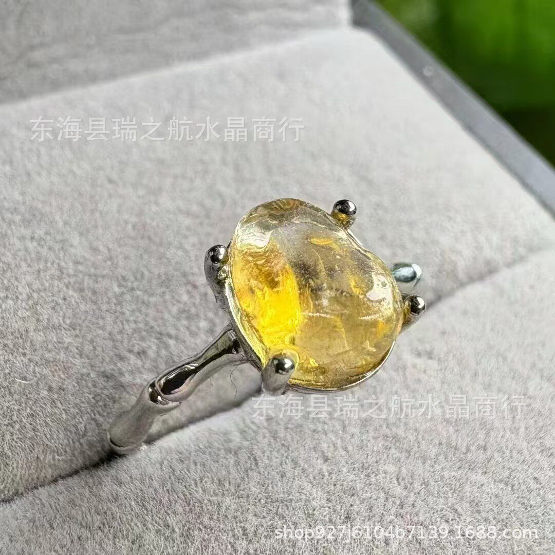 Cat's Eye Minimalist Amethyst Ring