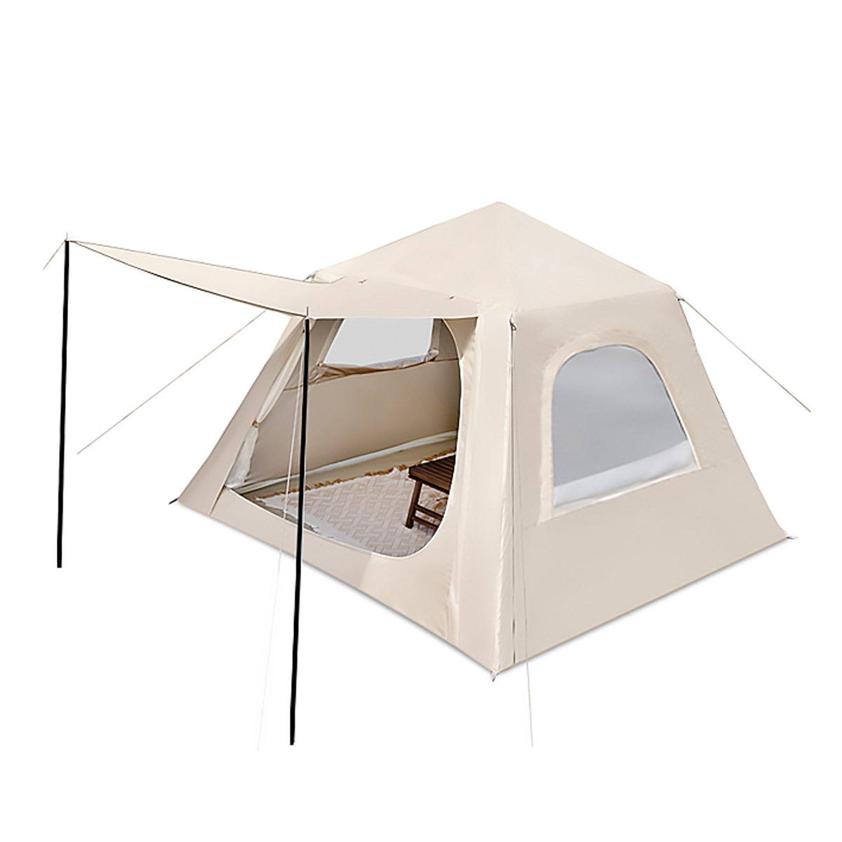 全自动帐篷充气3-5人户外露营加厚防雨便携式野营装备充气帐篷