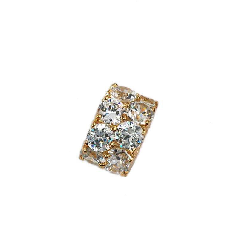 14K金 精工满钻转运珠吊坠