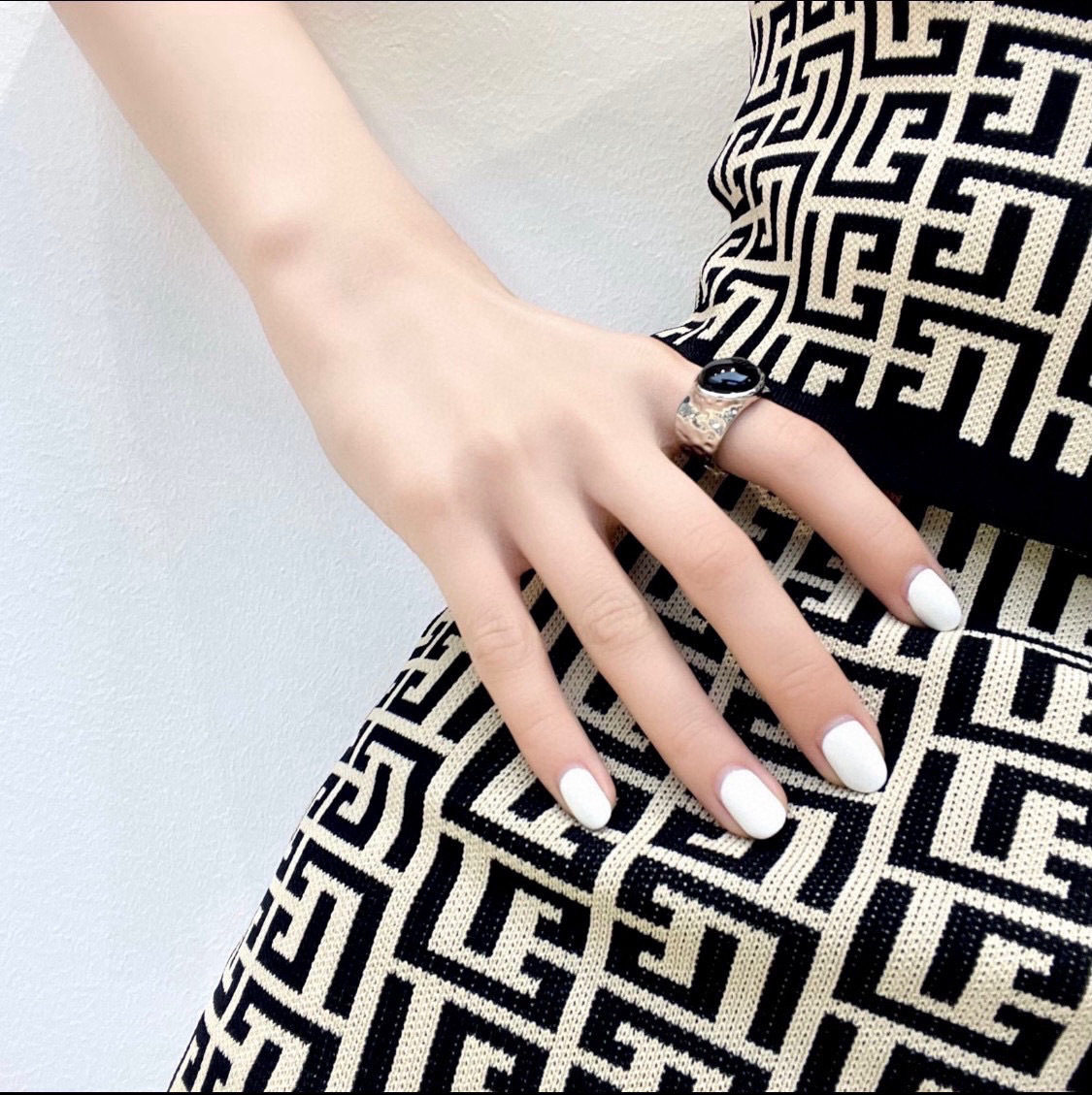 Designer Obsidian Ring