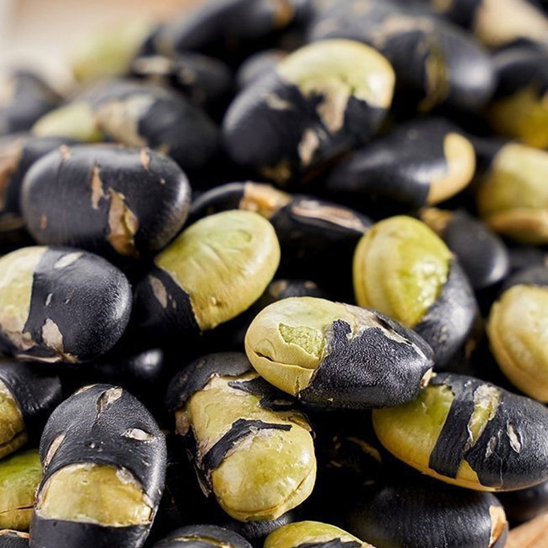香酥黑豆 300克罐装  盐炒黑豆绿芯黑豆休闲零食源头厂家一件代发
