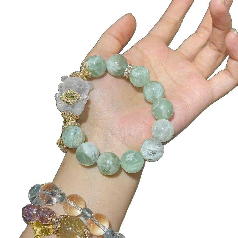 Nature's Art — Raw Fluorite Bracelet