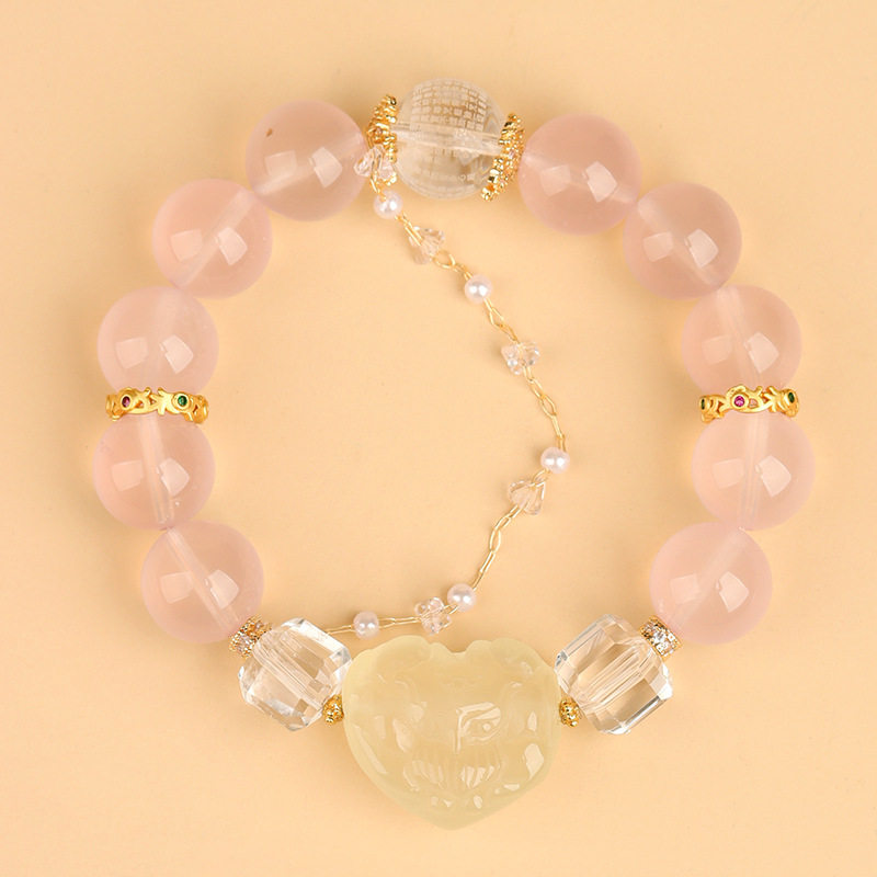 Star Rose Quartz Bracelet