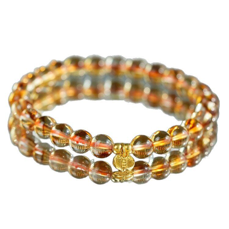 Citrine Tower Crystal Bracelet