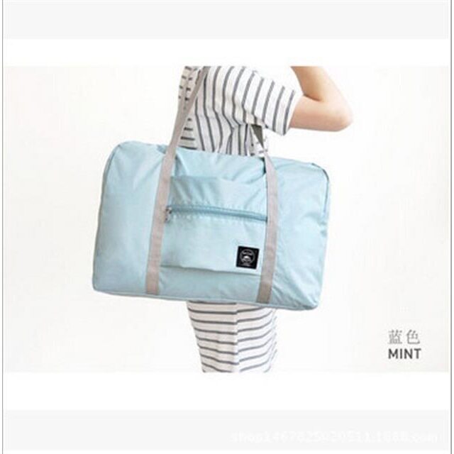 韩版小清新差旅包折叠式旅行收纳包旅游收纳袋 提花包衣服整理袋