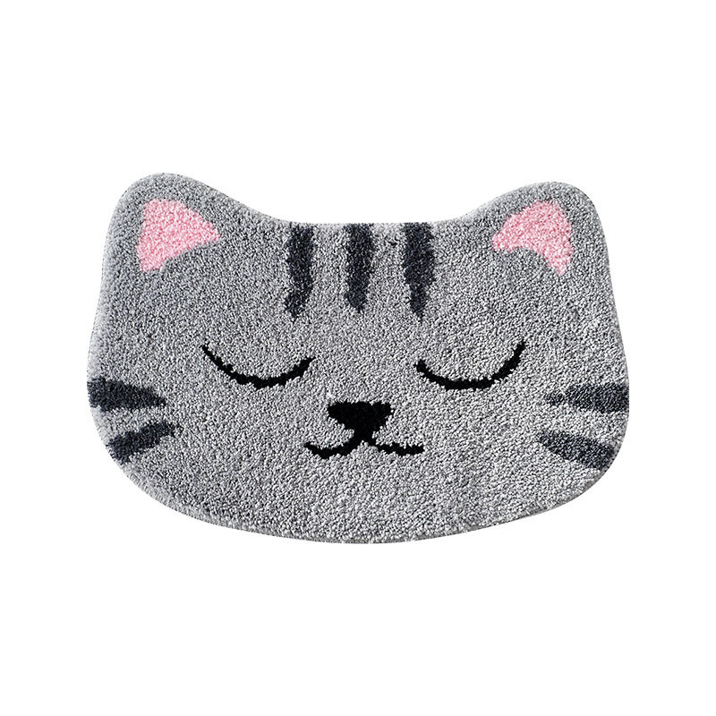 源头工厂卡通防滑地垫入户门耐脏门垫门口毯浴室家用地毯植绒脚垫