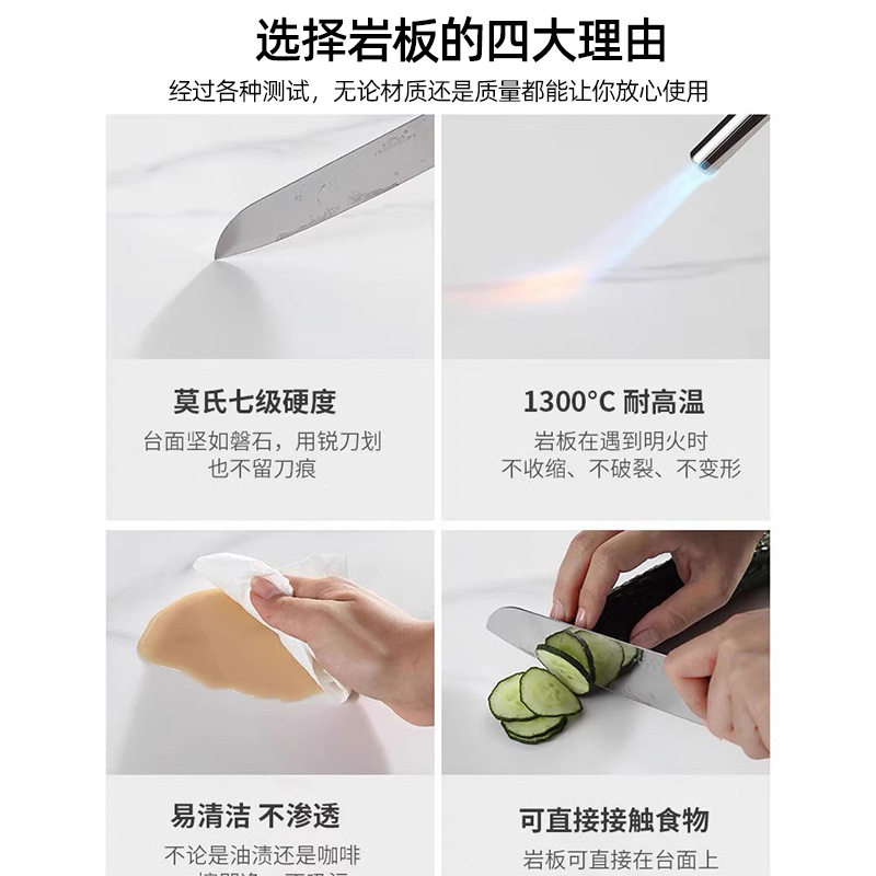 床边柜家用现代轻奢卧室小型收纳置物架子多功能储物岩板床头柜