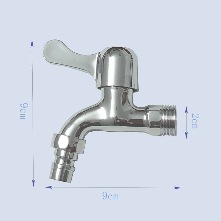 洗衣机水龙头加长4分6分单冷一进二出拖把池龙头家用自来水龙头