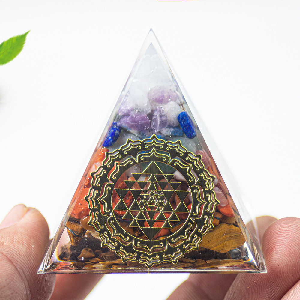 Nature's Art — Raw Crystal Pyramid