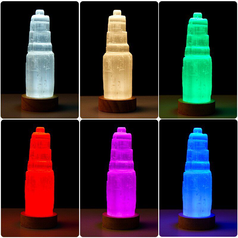 Gems of Light — Premium Selenite Pyramid