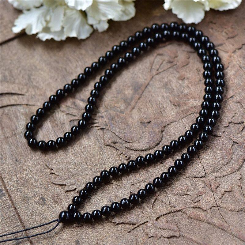 Earth's Treasure — Natural Black Obsidian Necklace