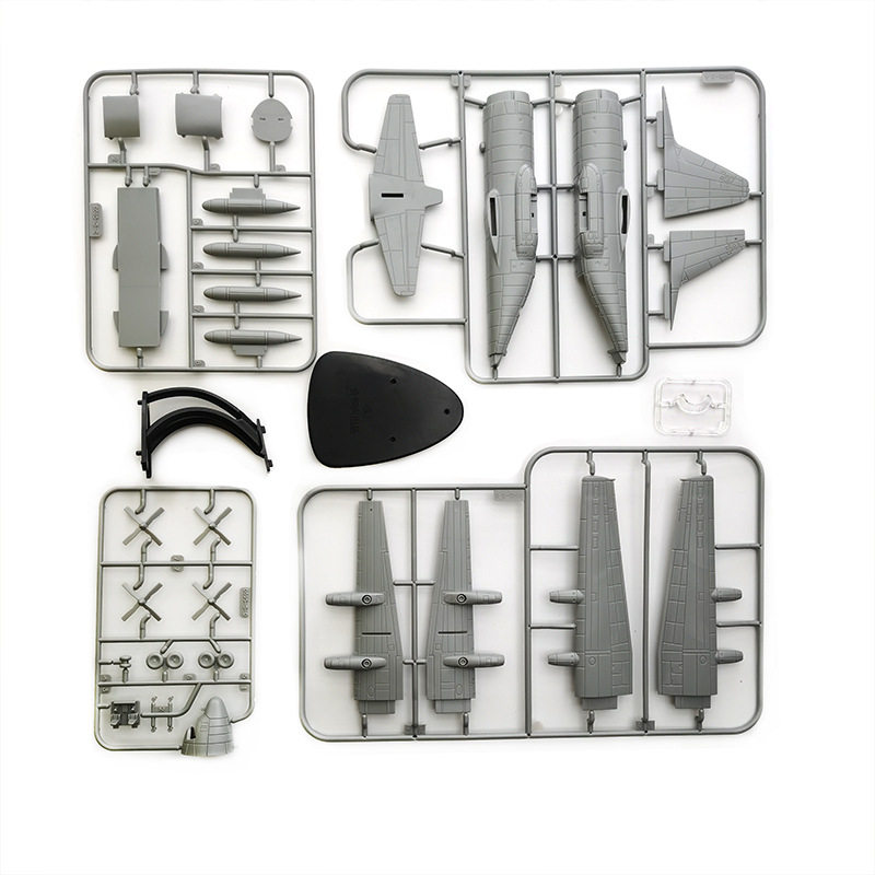 4D拼装飞机模型1/144中国战神轰炸机美国大力神运输机模型摆件