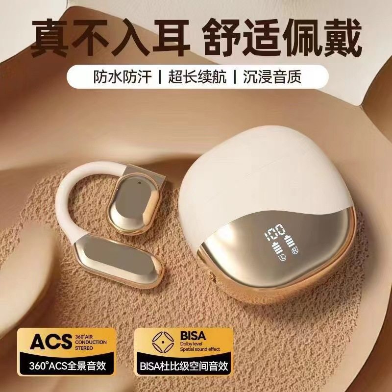 2025爆款M62蓝牙耳机不入耳挂式超长续航游戏运动通用OWS耳机批发