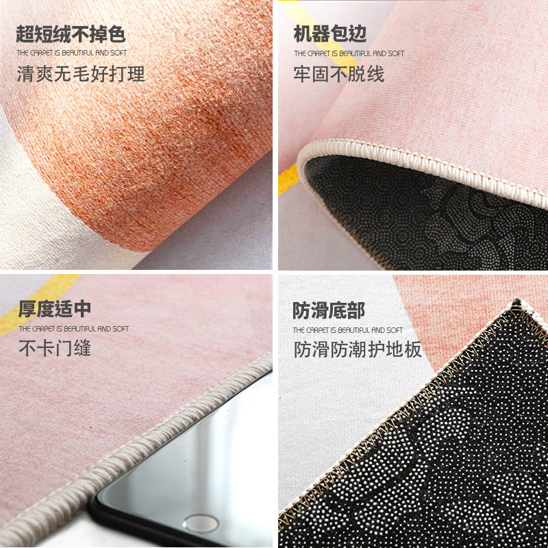 入户门地垫轻奢高端可裁剪地毯北欧复古门垫进门家用玄关客厅脚垫