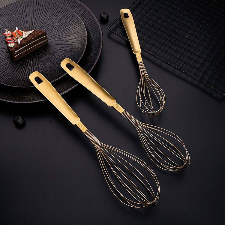 304木柄打蛋器不锈钢披萨刀蛋糕铲打蛋器厨房小工具系列花边双轮