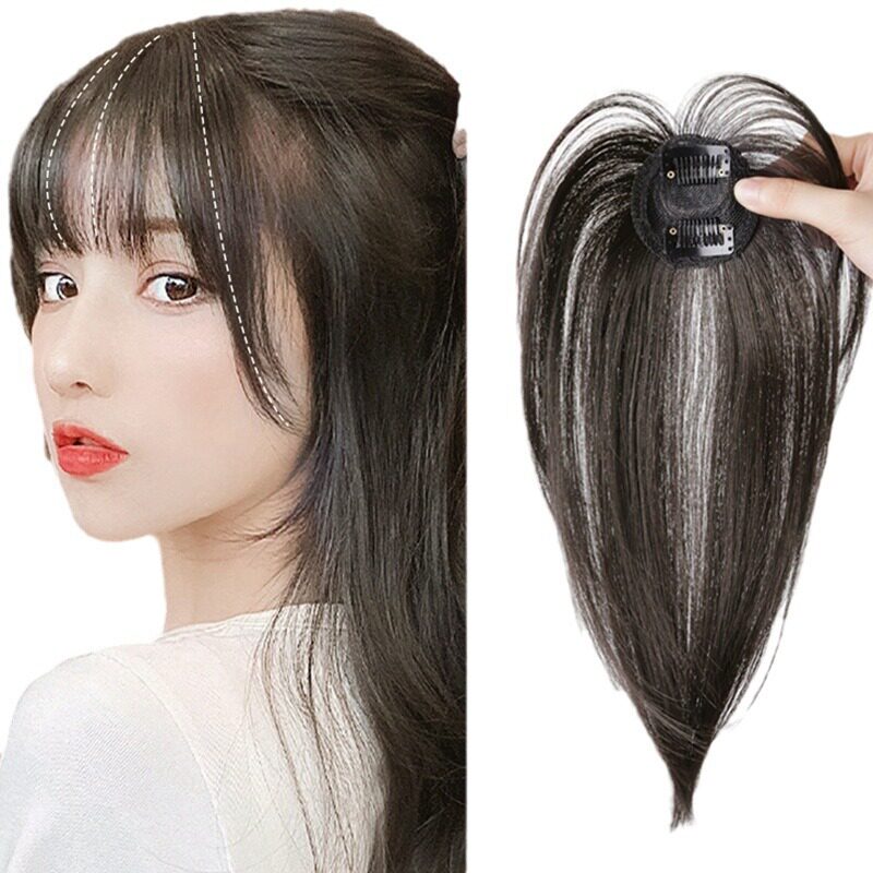 3d空气刘海假发女法式刘海自然隐形贴片网红修脸假刘海发片女