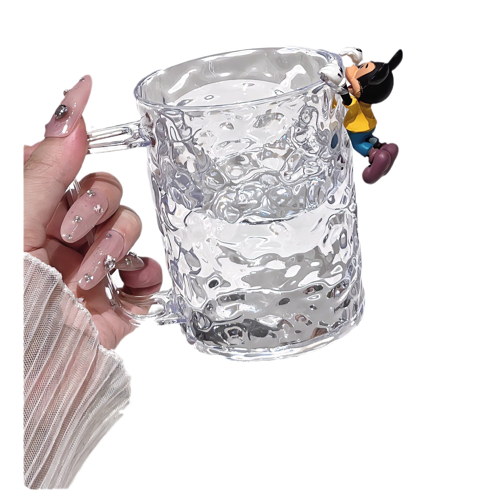 透明漱口杯家用牙刷杯学生宿舍高颜值杯子轻奢风情侣洗漱杯刷牙杯