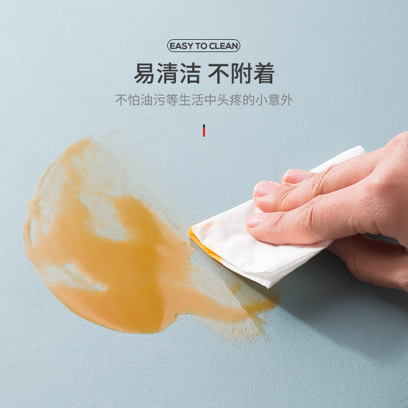 双面皮革鼠标垫超大电脑键盘垫防滑书桌垫写字防水超大办公桌桌垫