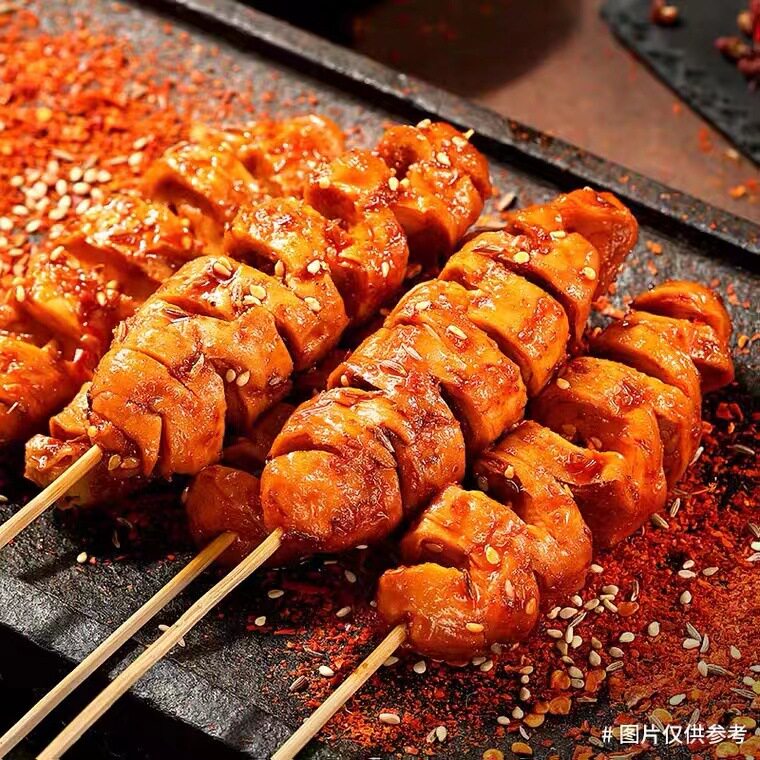 百草味面筋 烤面筋135g箱规50包网红豆干类办公室小吃小零食面筋