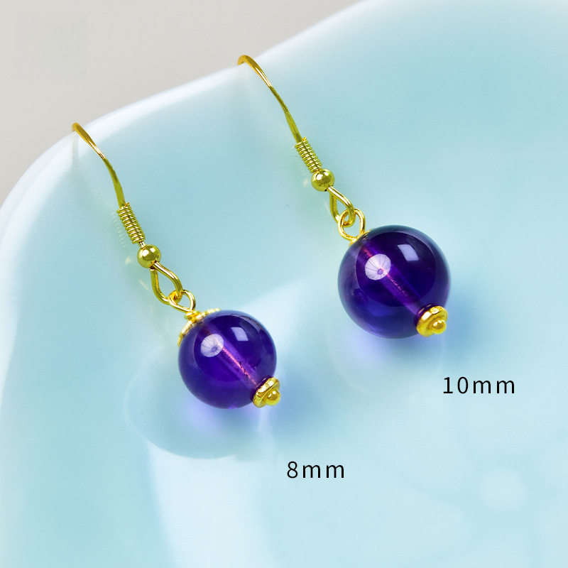 Royal Purple — Donghai Amethyst Earrings