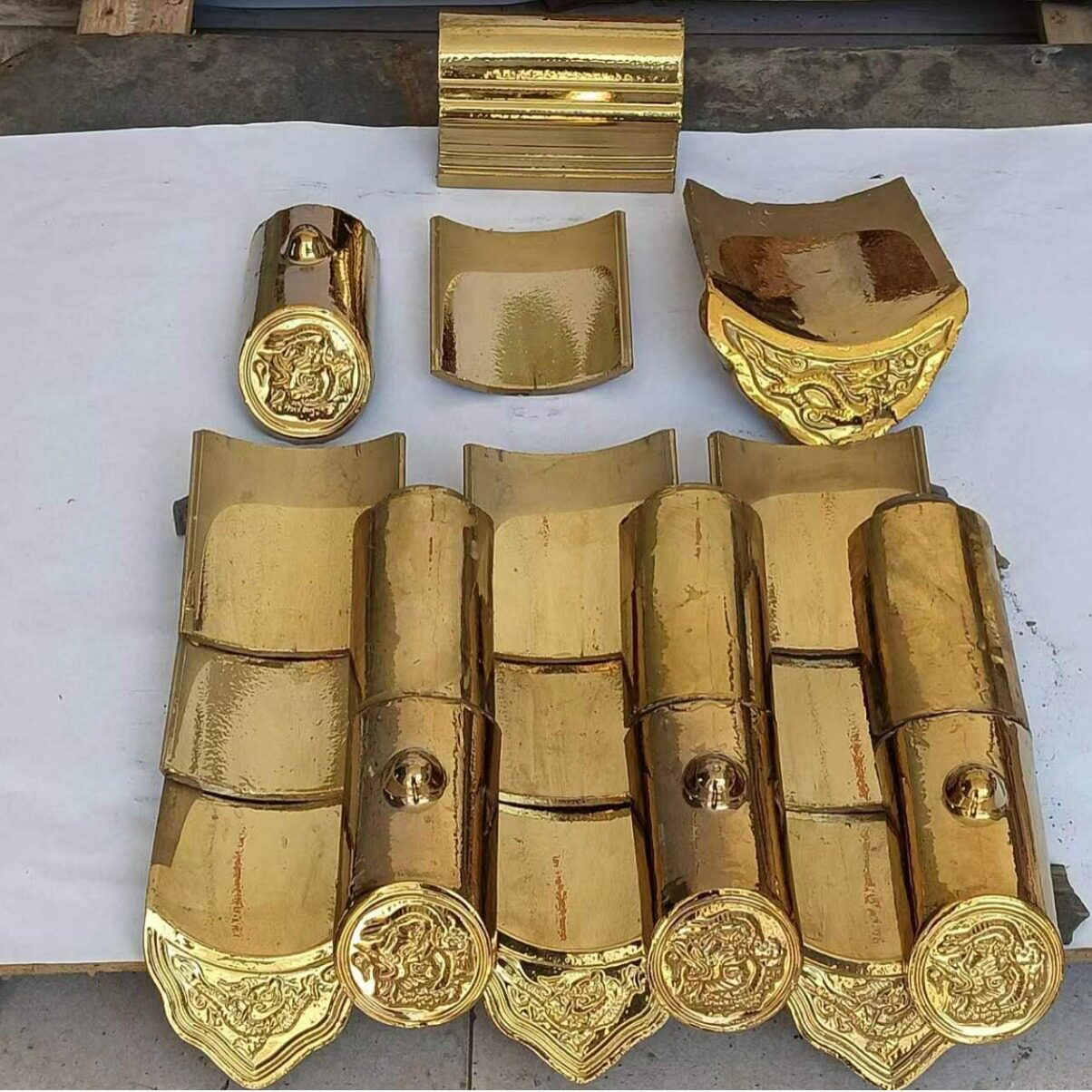 中式仿古琉璃瓦古建瓦寺庙瓦庙宇瓦五脊六兽