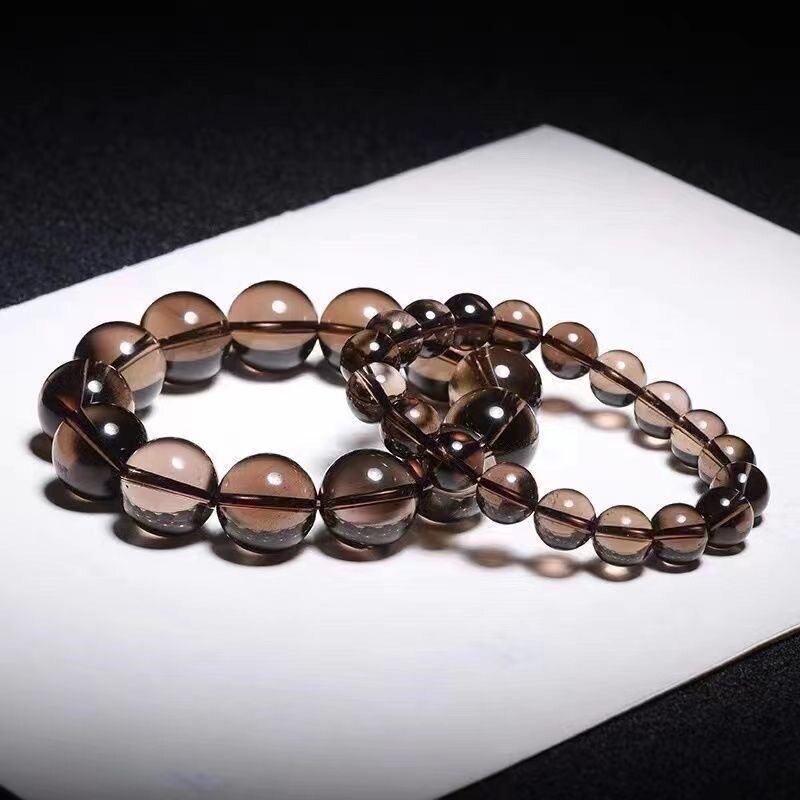 Ice-Grade Smoky Quartz Bracelet