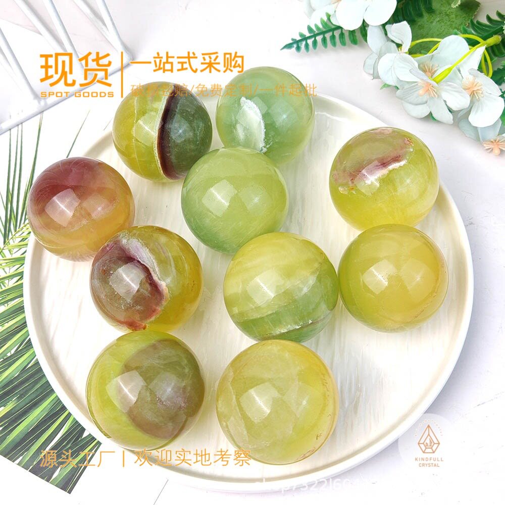 Gems of Light — Premium Fluorite Sphere
