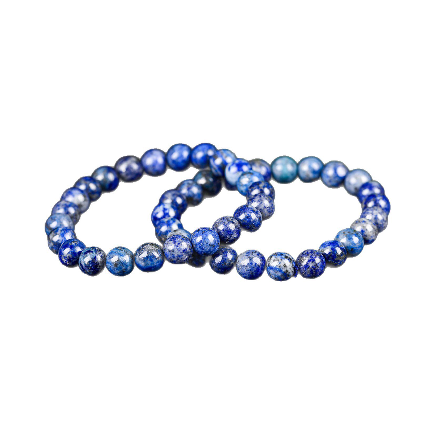 Round Bead Lapis Lazuli Bracelet