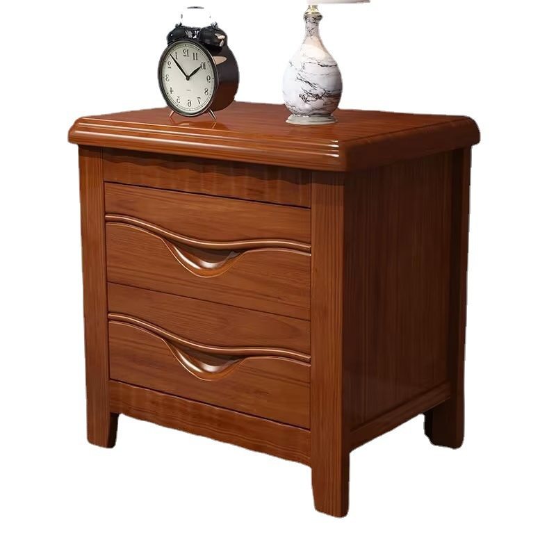 全实木床头柜小型简约现代床边小柜子储物柜简易卧室多功能收纳柜