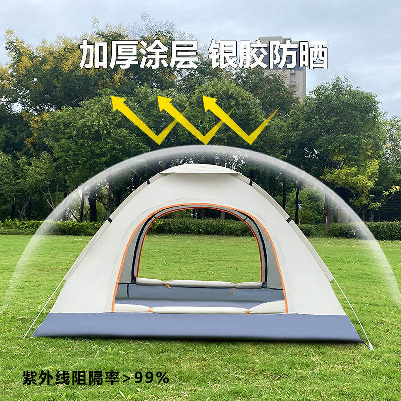 跨境 帐篷户外露营防蚊便携全自动速开抛帐防晒儿童公园沙滩